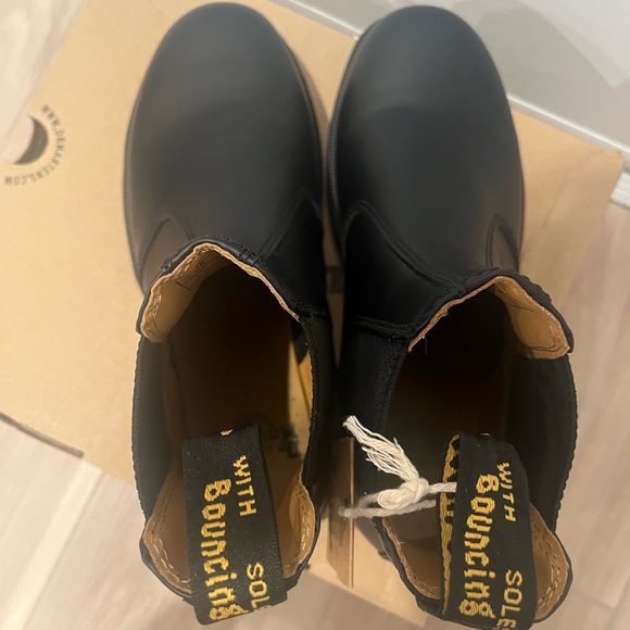 NIB 2976 SMOOTH LEATHER CHELSEA ANKLE BOOTS Black 8 - Picture 8 of 13